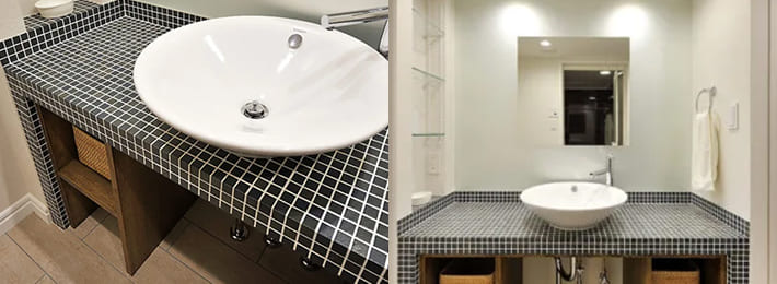 非日常的な洗面室