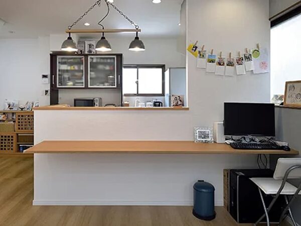 西宮市 T様邸 カウンターテーブル造作事例